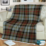 Scotstee Shop - Scotstee Shop Tartan Plaid Fleece Blankets MacLeod Of Harris Weathered Clan Tartan Plaid Fleece Blanket Scottish