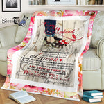 Scotstee Shop - Personalized Gift Letter To My Husband Love Quotes To Husband Gift Fleece Blanket