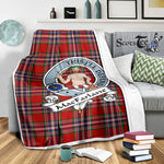 Scotstee Shop Tartan Plaid Blanket MacFarlane Clan Badge Scottish Tartan Plaid Sherpa Blanket, Tartan Blanket, Plaid Blanket, Scottish Blanket, Gift Christmas Blanket, Christmas Blanket, Mother Day Gift, Father Day Gift