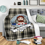 Scotstee Shop Tartan Plaid Blanket Menzies Ancient Clan Badge Scottish Tartan Plaid Sherpa Blanket, Tartan Blanket, Plaid Blanket, Scottish Blanket, Gift Christmas Blanket, Christmas Blanket, Mother Day Gift, Father Day Gift