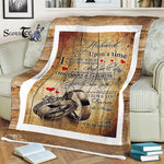 Scotstee Shop - Fleece Blanket - Customized Gift For Family Letter To My Husband Present Fleece Blanket