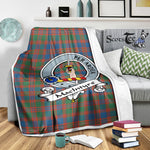 Scotstee Shop Tartan Plaid Blanket MacIntyre Ancient Clan Badge Scottish Tartan Plaid Sherpa Blanket, Tartan Blanket, Plaid Blanket, Scottish Blanket, Gift Christmas Blanket, Christmas Blanket, Mother Day Gift, Father Day Gift