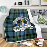 Scotstee Shop Tartan Plaid Blanket MacKay Ancient Clan Badge Scottish Tartan Plaid Sherpa Blanket, Tartan Blanket, Plaid Blanket, Scottish Blanket, Gift Christmas Blanket, Christmas Blanket, Mother Day Gift, Father Day Gift