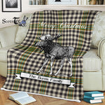 Scotstee Shop - Scotstee Shop Tartan Plaid Fleece Blankets With Moose Clan Burns Check Tartan Plaid Christmas Blanket
