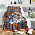 Scotstee Shop Tartan Plaid Blanket MacLachlan Ancient Clan Badge Scottish Tartan Plaid Sherpa Blanket, Tartan Blanket, Plaid Blanket, Scottish Blanket, Gift Christmas Blanket, Christmas Blanket, Mother Day Gift, Father Day Gift