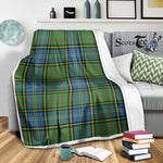 Scotstee Shop Tartan Plaid Blanket MacMillan Hunting Ancient Scottish Tartan Plaid Sherpa Blanket