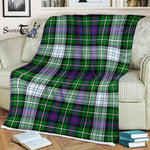 Scotstee Shop - Scotstee Shop Tartan Plaid Fleece Blankets MacKenzie Dress Modern Clan Tartan Plaid Fleece Blanket Scottish