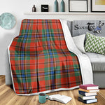 Scotstee Shop Tartan Plaid Blanket MacLean Of Duart Ancient Scottish Tartan Plaid Sherpa Blanket