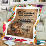 Scotstee Shop - Personalized To My Husband A Moment To My Gorgeous Husband Gifts Fleece Blanket