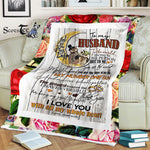 Scotstee Shop - Personalized Gift Letter To my Husband And Forever Lover You Cute Gift Fleece Blanket