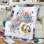 Scotstee Shop - Personalized Gift Letter To My Husband Quote Gift For Husband, Gift For Him Fleece Blanket