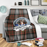 Scotstee Shop Tartan Plaid Blanket MacRae Hunting Weathered Clan Badge Scottish Tartan Plaid Sherpa Blanket, Tartan Blanket, Plaid Blanket, Scottish Blanket, Gift Christmas Blanket, Christmas Blanket, Mother Day Gift, Father Day Gift
