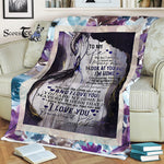 Scotstee Shop - Personalized Gift Letter To My Wife Trendy Home Gift Cute Family Fleece Blanket