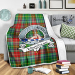 Scotstee Shop Tartan Plaid Blanket Muirhead Clan Badge Scottish Tartan Plaid Sherpa Blanket, Tartan Blanket, Plaid Blanket, Scottish Blanket, Gift Christmas Blanket, Christmas Blanket, Mother Day Gift, Father Day Gift