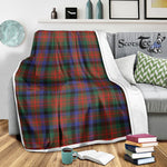 Scotstee Shop Tartan Plaid Blanket MacDuff Hunting Modern Scottish Tartan Plaid Sherpa Blanket