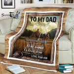 Scotstee Shop - Scotstee Shop Fleece Blanket Gift For Dad No Matter Hor Far I Go In Life Father Day Gifts Fleece Blanket