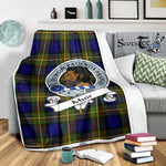 Scotstee Shop Tartan Plaid Blanket Muir Clan Badge Scottish Tartan Plaid Sherpa Blanket, Tartan Blanket, Plaid Blanket, Scottish Blanket, Gift Christmas Blanket, Christmas Blanket, Mother Day Gift, Father Day Gift
