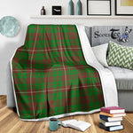 Scotstee Shop Tartan Plaid Blanket MacKinnon Hunting Modern Scottish Tartan Plaid Sherpa Blanket