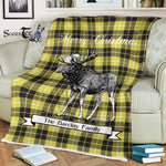 Scotstee Shop - Scotstee Shop Tartan Plaid Fleece Blankets With Moose Clan Barclay Dress Modern Tartan Plaid Christmas Blanket