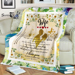Scotstee Shop - Personalized Gift Letter To My Wife Love Letter From Husband Love Gifts Fleece Blanket