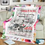 Scotstee Shop - Personalized Gift Quote For Wife Birthday, Wife Couple Wedding Family Gifts Fleece Blanket