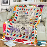 Scotstee Shop - Personalized Gift Letter To My Dog Mom Gift, Dog Lover Gift The Most And Forever Lover Mom Cute Gift Fleece Blanket