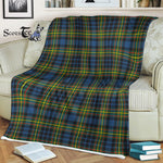 Scotstee Shop - Scotstee Shop Tartan Plaid Fleece Blankets MacLellan Clan Tartan Plaid Fleece Blanket Scottish