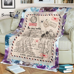 Scotstee Shop - Personalized Gift Letter To My Wife Love Her Very Much Letter Cute Family Gifts Fleece Blanket