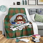Scotstee Shop Tartan Plaid Blanket Menzies Green Ancient Clan Badge Scottish Tartan Plaid Sherpa Blanket, Tartan Blanket, Plaid Blanket, Scottish Blanket, Gift Christmas Blanket, Christmas Blanket, Mother Day Gift, Father Day Gift
