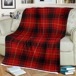 Scotstee Shop - Scotstee Shop Tartan Plaid Fleece Blankets MacIver Clan Tartan Plaid Fleece Blanket Scottish