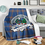 Scotstee Shop Tartan Plaid Blanket MacLaine Of Loch Buie Hunting Ancient Clan Badge Scottish Tartan Plaid Sherpa Blanket, Tartan Blanket, Plaid Blanket, Scottish Blanket, Gift Christmas Blanket, Christmas Blanket, Mother Day Gift, Father Day Gift