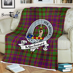 Scotstee Shop - Scotstee Shop Tartan Plaid Fleece Blankets MacIntyre Of Glenorchy Clan Badge Tartan Fleece Blanket Scottish