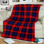 Scotstee Shop - Scotstee Shop Tartan Plaid Fleece Blankets MacLachlan Modern Clan Tartan Plaid Fleece Blanket Scottish