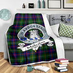 Scotstee Shop Tartan Plaid Blanket Malcolm Modern Clan Badge Scottish Tartan Plaid Sherpa Blanket, Tartan Blanket, Plaid Blanket, Scottish Blanket, Gift Christmas Blanket, Christmas Blanket, Mother Day Gift, Father Day Gift