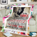 Scotstee Shop - Personalized Gift Letter To My Husband Letter Love Gifts Fleece Blanket