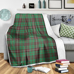 Scotstee Shop Tartan Plaid Blanket MacKinnon Hunting Ancient Scottish Tartan Plaid Sherpa Blanket