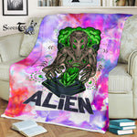 Scotstee Shop - Scotstee Shop Blanket Alien Diamond Galaxy Hippie Fleece Blanket
