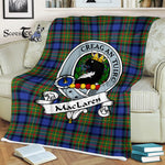 Scotstee Shop - Scotstee Shop Tartan Plaid Fleece Blankets MacLaren Clan Badge Tartan Fleece Blanket Scottish