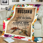 Scotstee Shop - Personalized Gift Wife Art To Husband To My Husband Love You Longer Gifts Fleece Blanket