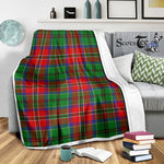 Scotstee Shop Tartan Plaid Blanket McCulloch Scottish Tartan Plaid Sherpa Blanket