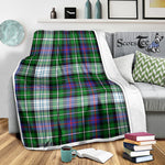 Scotstee Shop Tartan Plaid Blanket MacKenzie Dress Modern Scottish Tartan Plaid Sherpa Blanket