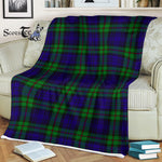 Scotstee Shop - Scotstee Shop Tartan Plaid Fleece Blankets MacKinlay Modern Clan Tartan Plaid Fleece Blanket Scottish