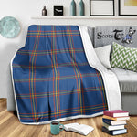 Scotstee Shop Tartan Plaid Blanket MacLaine Of Loch Buie Hunting Ancient Scottish Tartan Plaid Sherpa Blanket