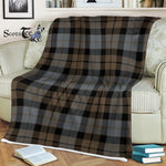 Scotstee Shop - Scotstee Shop Tartan Plaid Fleece Blankets MacKay Weathered Clan Tartan Plaid Fleece Blanket Scottish