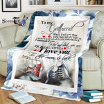 Scotstee Shop - Personalized Gift Love Quote For Girlfriend Lovely Couple Gift Shoes Fleece Blanket