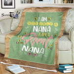 Scotstee Shop - Personalized Name Gift Great Nana Mom Grandmother Mother Day Gifts Fleece Blanket
