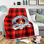 Scotstee Shop Tartan Plaid Blanket MacIntyre Modern Clan Badge Scottish Tartan Plaid Sherpa Blanket, Tartan Blanket, Plaid Blanket, Scottish Blanket, Gift Christmas Blanket, Christmas Blanket, Mother Day Gift, Father Day Gift