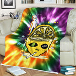 Scotstee Shop - Scotstee Shop Blanket Alien Lemon Rainbow Hippie Fleece Blanket