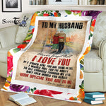 Scotstee Shop - Personalized Husband Gifts Letter To My Husband Never Forget Gifts Fleece Blanket
