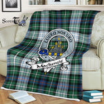 Scotstee Shop - Scotstee Shop Tartan Plaid Fleece Blankets MacKenzie Dress Modern Clan Badge Tartan Fleece Blanket Scottish